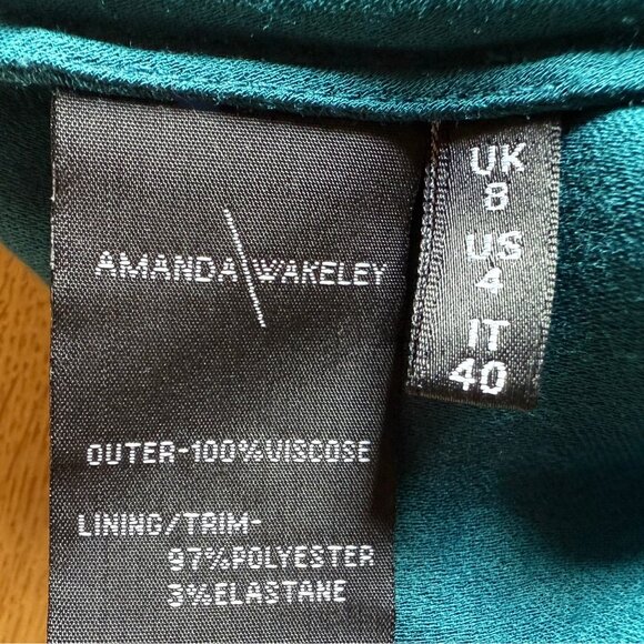 Stunning Amanda Wakeley draped top, XS, worn once - Picture 8 of 10
